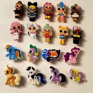 Doll & Pony Shoe Charms for Crocs